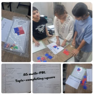 PBL Activity · Completing the Square — classroom activity